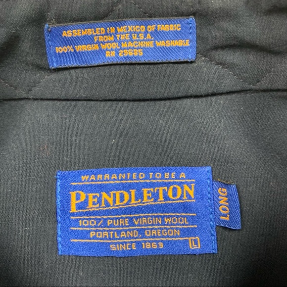 Pendleton Plaid Virgin Wool Shirt - Picture 3 of 12